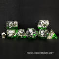 Bescon Oversized DND Animal Dice Set of Panda, Giant 7pcs Panda Polyhedral D&D Dice Set, Big Sized Dungeons and Dragons Dice
